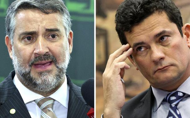 Deputado Paulo Pimenta e ministro Sergio Moro