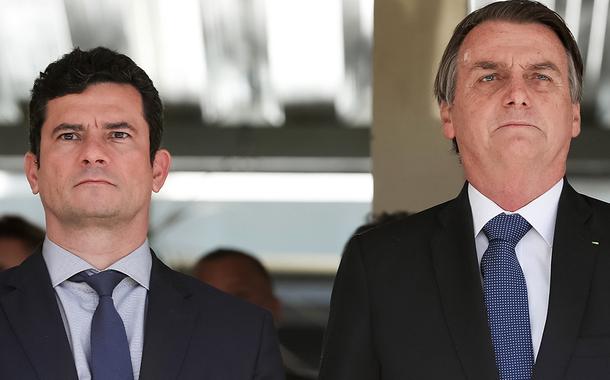 Sergio Moro e Jair Bolsonaro