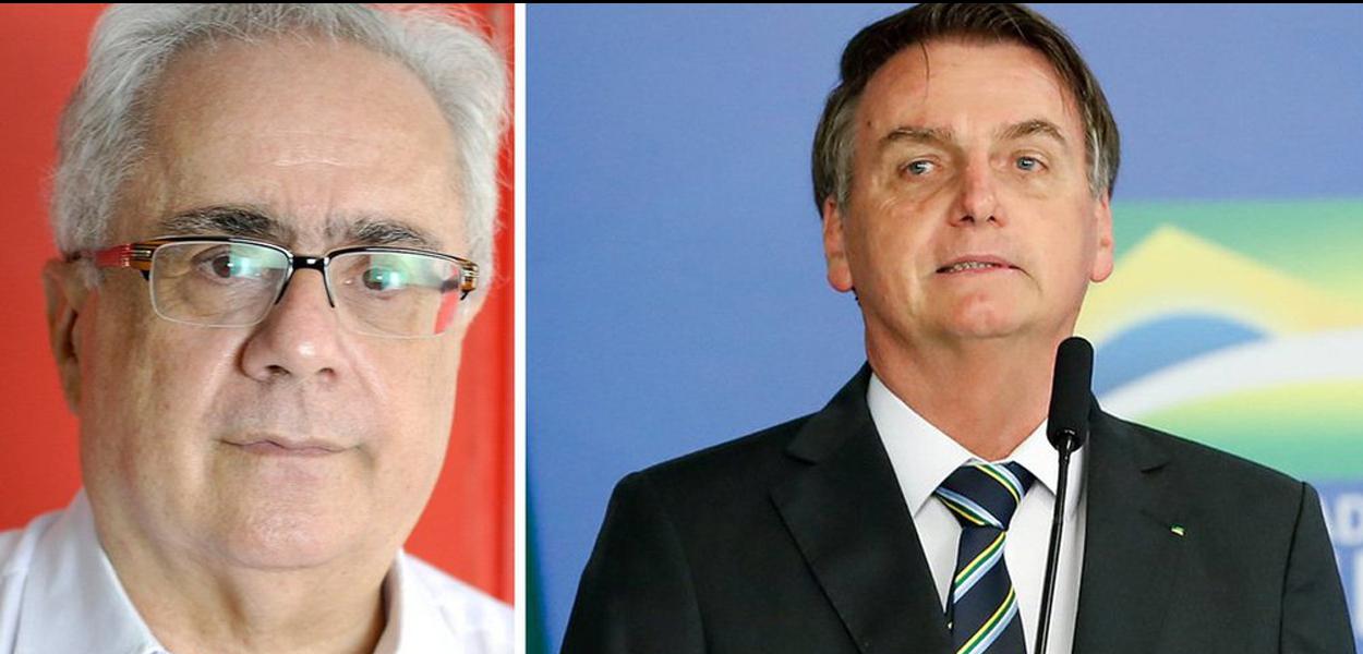 Luis Nassif e Jair Bolsonaro