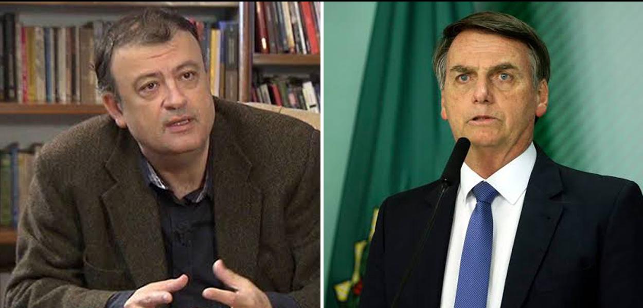 Christian Dunker e Jair Bolsonaro