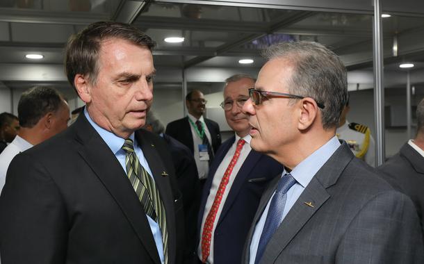 Jair Bolsonaro e Bento Albuquerque