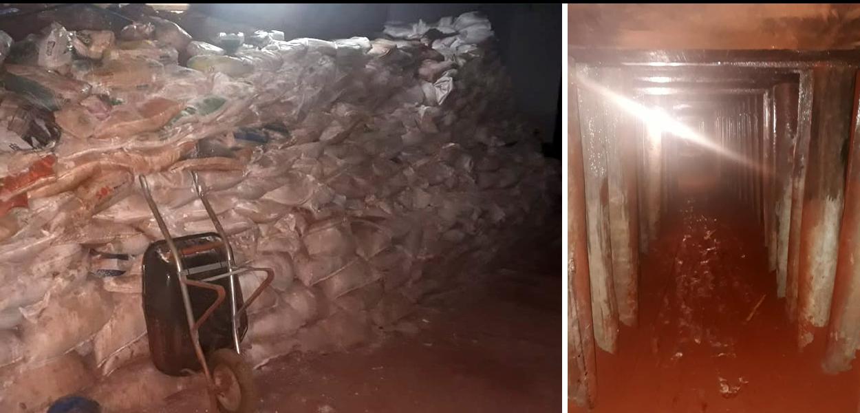 Túnel que levaria ao Banco do Brasil