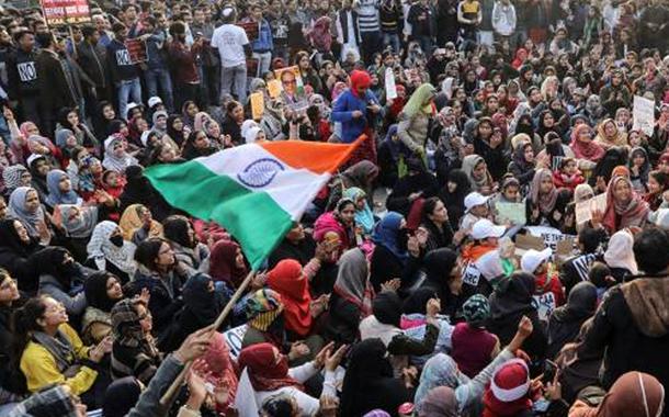 Protestos contra lei de cidadania na India