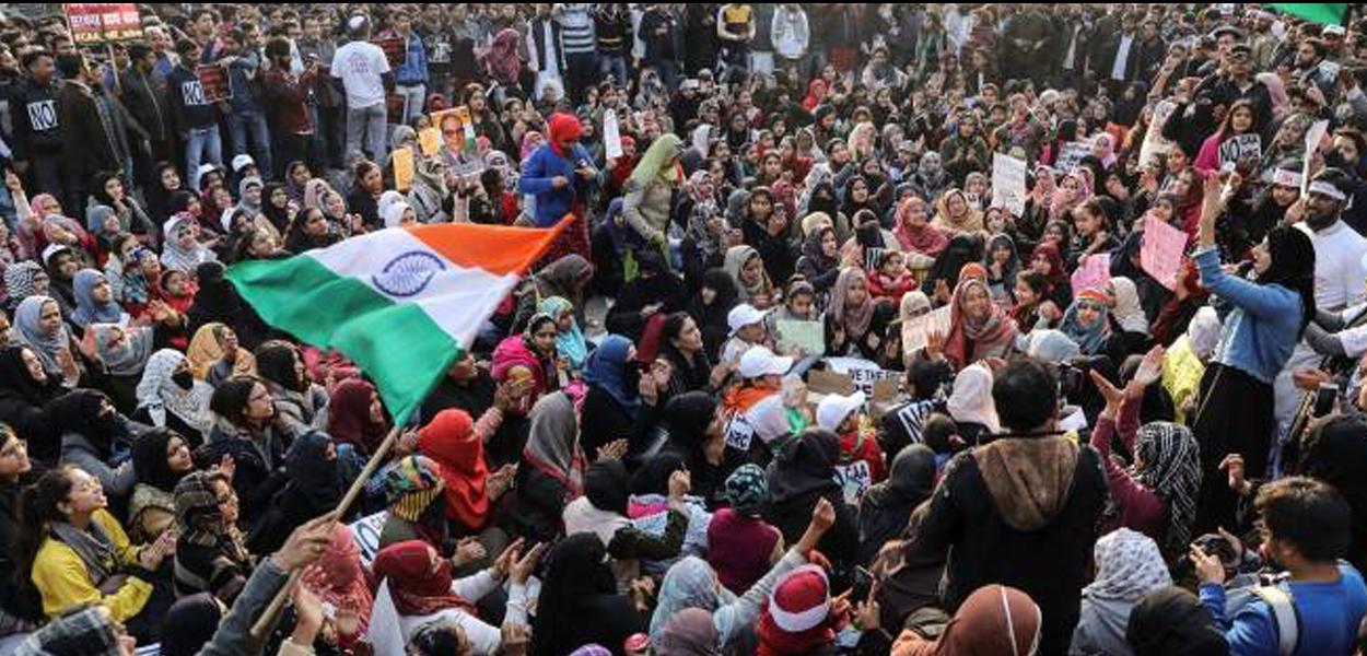 Protestos contra lei de cidadania na India