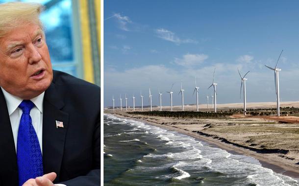 Donald Trump e Usina de Energia Eólica