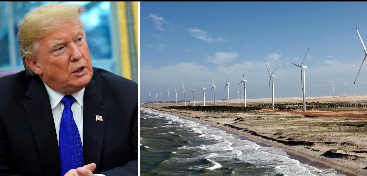 Donald Trump e Usina de Energia Eólica