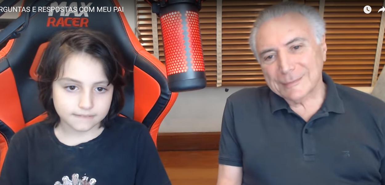 Michelzinho e Michel Temer