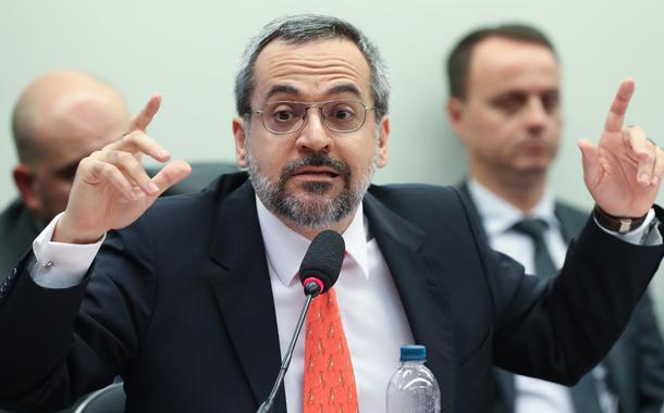 Brasília- DF. 11-12- 2019-   ministro da Educação Abraham Weintraub durante depoimento na comissão de educação da câmara