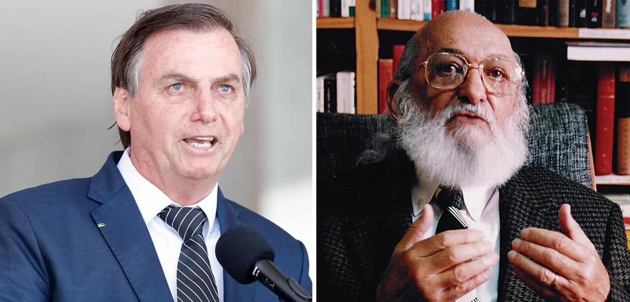 Jair Bolsonaro e Paulo Freire