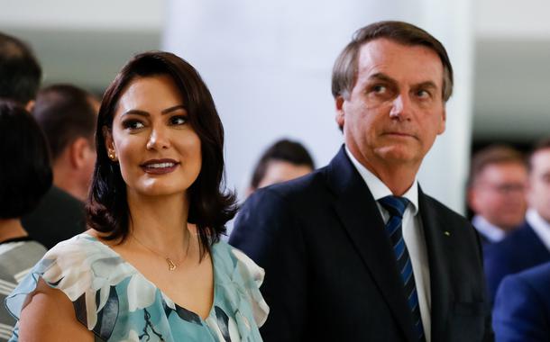 Jair Bolsonaro e Michelle Bolsonaro
