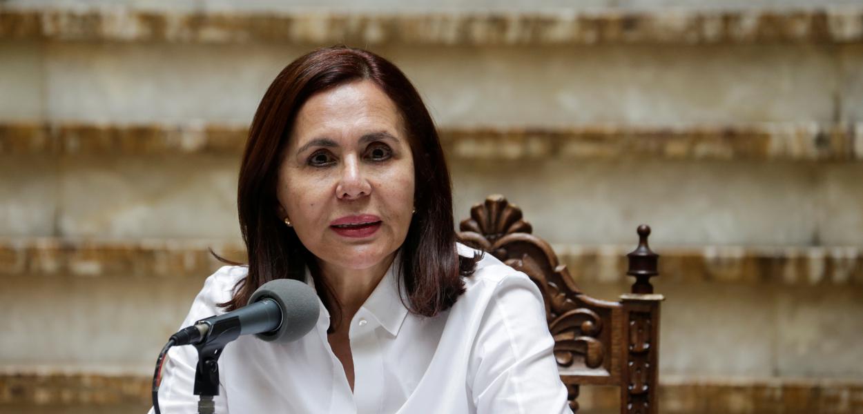 Ministra interina das Relações Exteriores da Bolívia, Karen Longaric