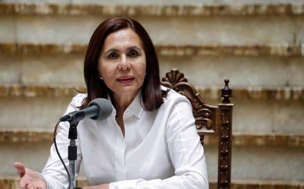 Ministra interina das Relações Exteriores da Bolívia, Karen Longaric