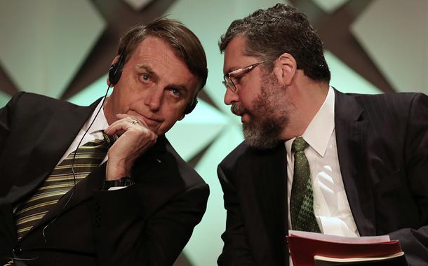 Jair Bolsonaro e Ernesto Araújo