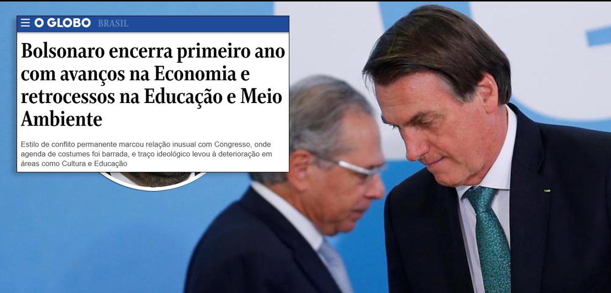 Paulo guedes e Jair Bolsonaro