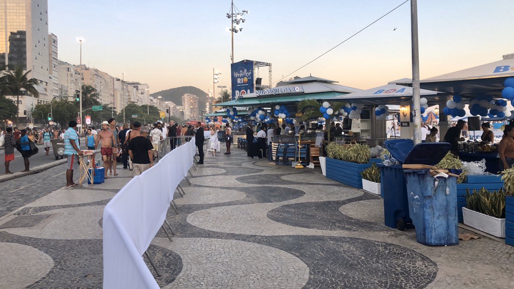 Calçadão VIP no Ano Novo do Rio de Janeiro