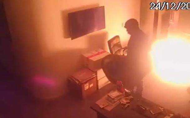 Explosão após ataque à produtora do Porta dos Fundos