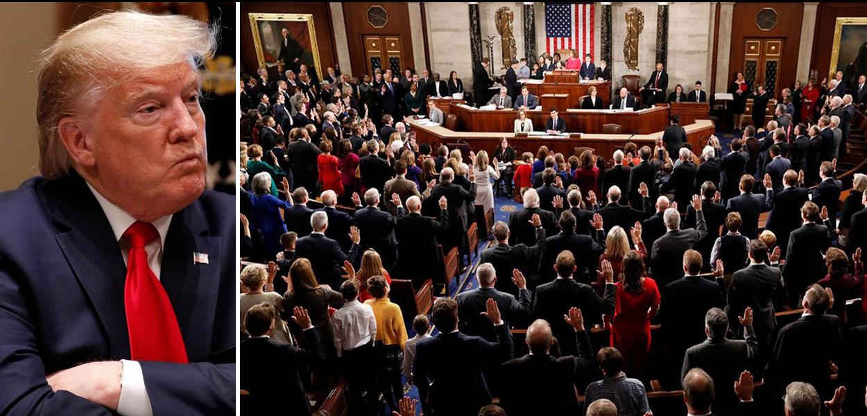 Donald Trump e Câmara dos Representantes dos Estados Unidos