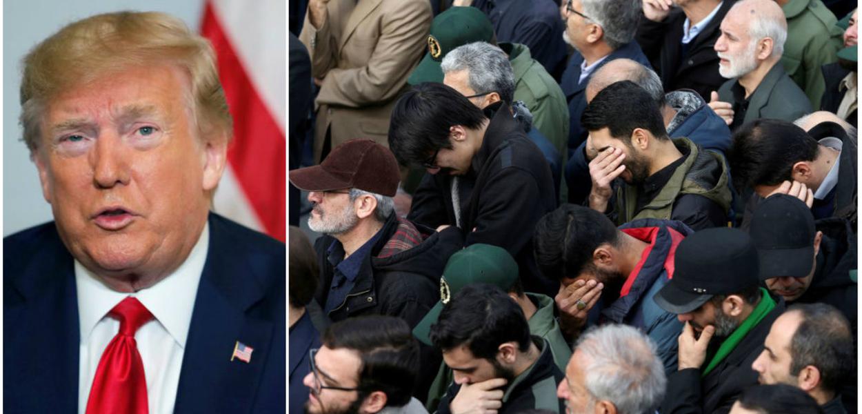Trump ordenou assassinato de militares iranianos e iraquianos