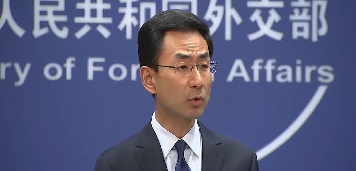 Geng Shuang, porta-voz da Chancelaria chinesa