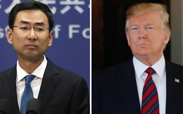 Geng Shuang e Donald Trump