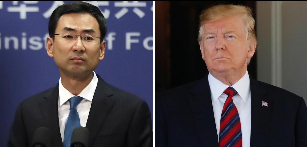 Geng Shuang e Donald Trump