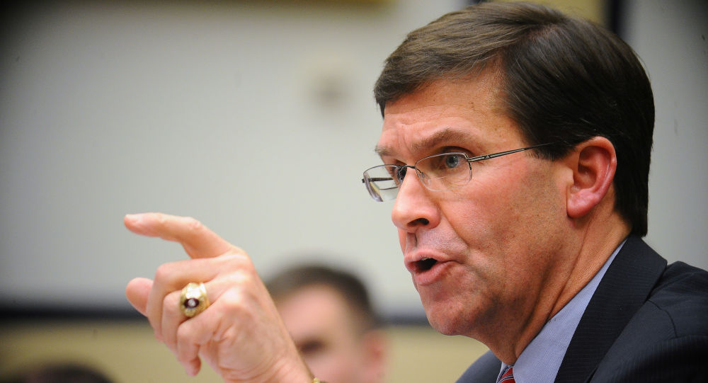 Secretário de defesa dos Estados Unidos, Mark Esper