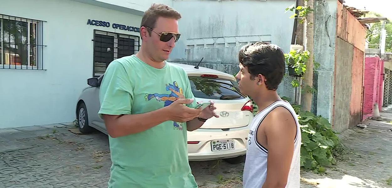 Eliseu Neto e Ygor Higino (Foto: Reprodução/TV Globo) Eliseu Neto e Ygor Higino