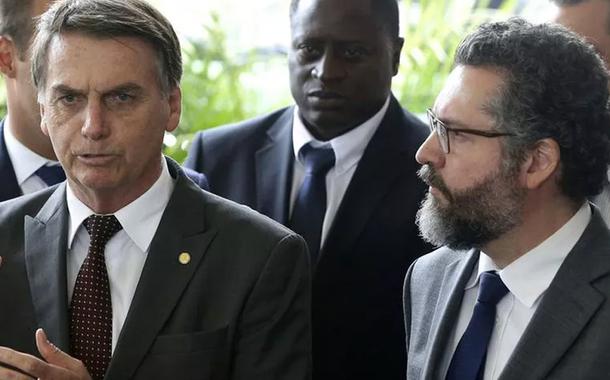 Jair Bolsonaro e Ernesto Araújo
