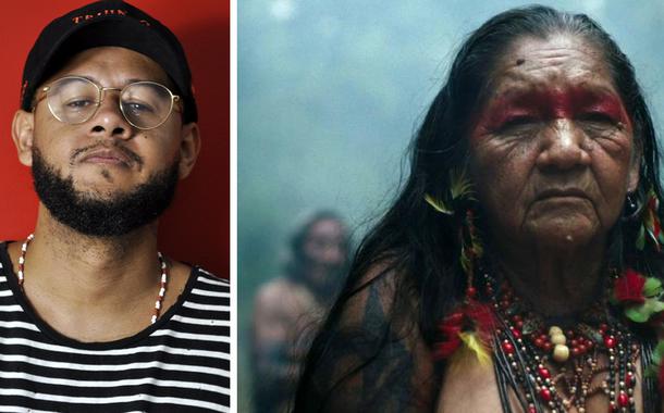 Emicida e trecho do clipe "Silêncio"