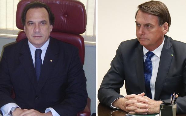 Desembargador Benedicto Abicair e Jair Bolsonaro