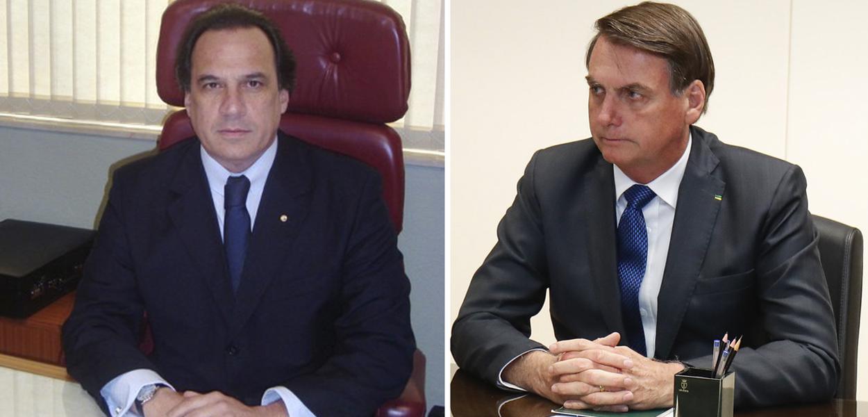 Desembargador Benedicto Abicair e Jair Bolsonaro