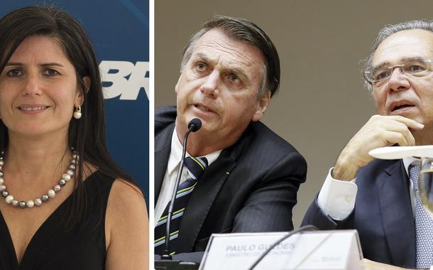 Zeina Latif, Jair Bolsonaro e Paulo Guedes