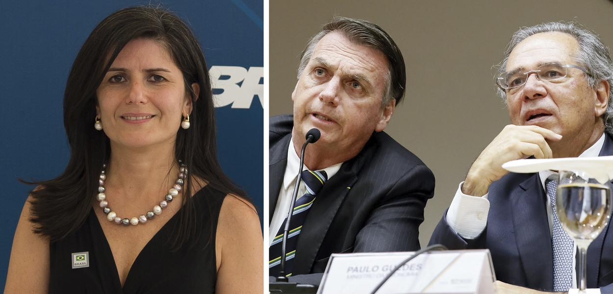 Zeina Latif, Jair Bolsonaro e Paulo Guedes