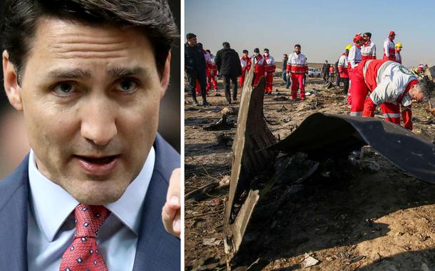 Primeiro-ministro do Canadá, Justin Trudeau, comenta acidente do avião ucraniano
