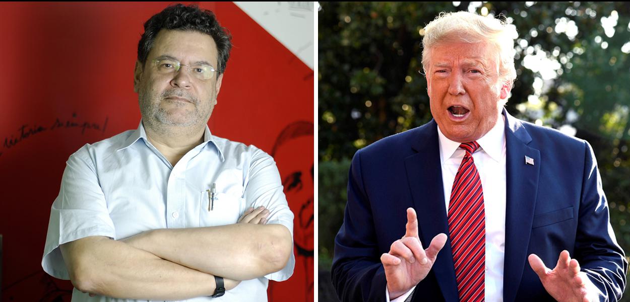 Rui Costa Pimenta e Donald Trump