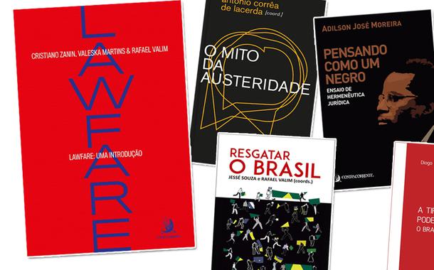 Livros com descontos oferecidos pelas Editoras Contracorrente e 247.
