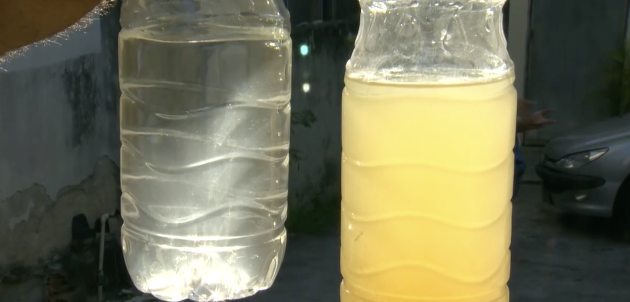 Água contaminada chega às casas no Rio de Janeiro