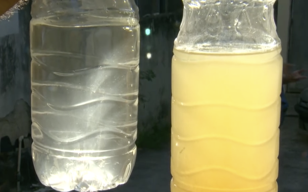 Água contaminada chega às casas no Rio de Janeiro