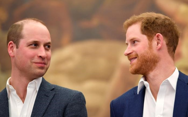 Príncipes William e Harry