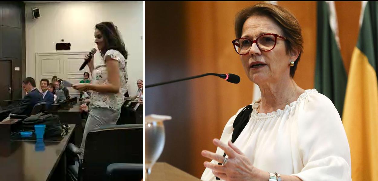 Ministra da Agricultura ouve invertida de aluna da Esalq/USP