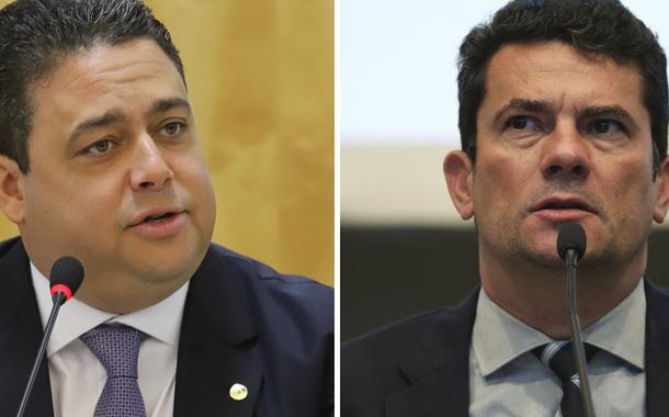 Presidente da OAB, Felipe Santa Cruz, e ministro da Justiça, Sergio Moro