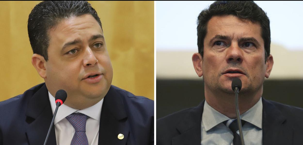 Presidente da OAB, Felipe Santa Cruz, e ministro da Justiça, Sergio Moro
