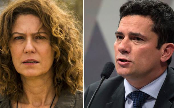 Patrícia Pillar enquadra Roda Viva.