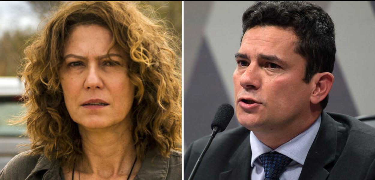 Patrícia Pillar enquadra Roda Viva.