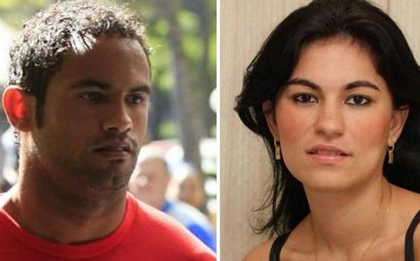 Goleiro Bruno e sua ex-companheira morta Eliza Samudio.