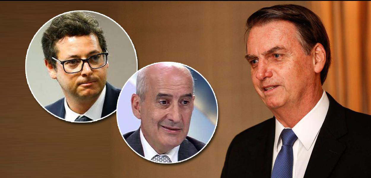 Fabio Wajngarten, Eduardo Ramos e Jair Bolsonaro