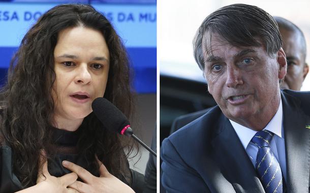 Janaína Paschoal e Jair Bolsoanro