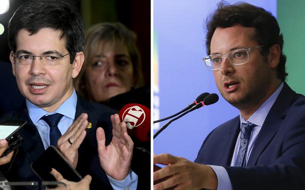 Randolfe Rodrigues e Fábio Wajngarten