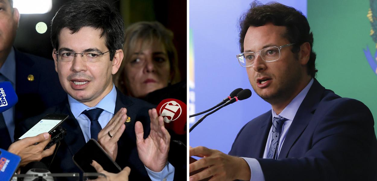 Randolfe Rodrigues e Fábio Wajngarten