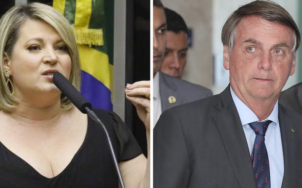 Joice Hasselmann e Jair Bolsonaro